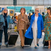 Die vier Frauen in Rom (Diane Keaton, Jane Fonda, Candice Bergen, Mary Steenburgen).