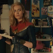 Brie Larson als Captain Marvel.