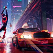 Miles Morales macht seine ersten Versuche in den Strassenschluchten von New York City.