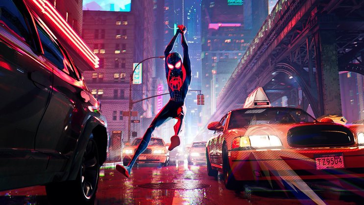 Miles Morales macht seine ersten Versuche in den Strassenschluchten von New York City.