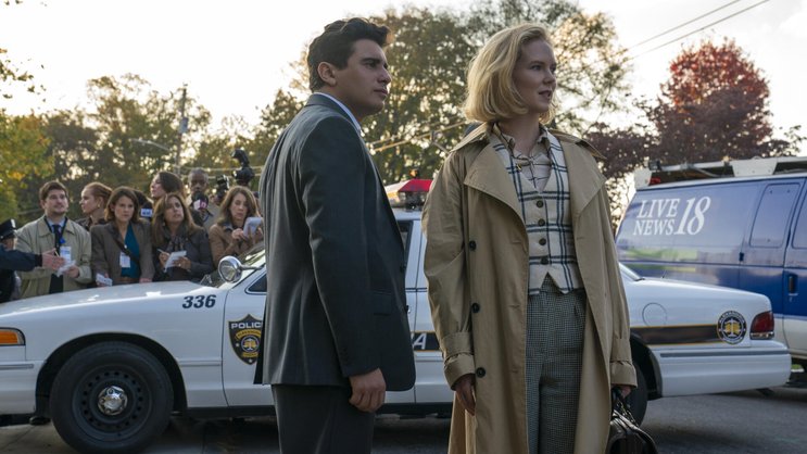 Spielen in «Scarpetta» die Hauptfiguren in jungen Jahren: Jake Cannavale als Pete Marino und Rosy McEwen als Kay Scarpetta.