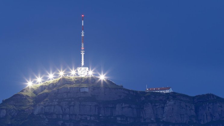 Die Antenne auf der Rigi sendet Radio SRF nicht mehr per UKW.