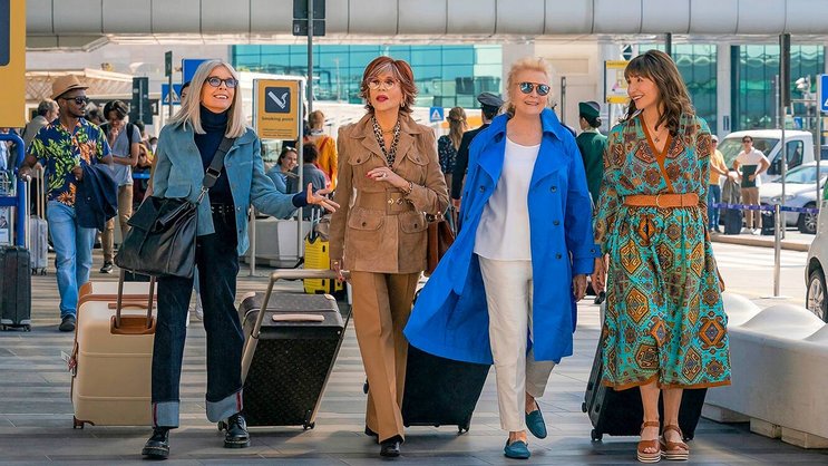 Die vier Frauen in Rom (Diane Keaton, Jane Fonda, Candice Bergen, Mary Steenburgen).