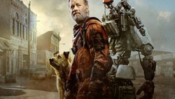 Kurioses Trio: Finch (M.) mit Hund Goodyear und seinem selbstgebauten Roboter Jeff.