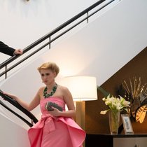 Ärger: Trump (Sebastian Stan) mit der ersten Ehefrau Ivana (Maria Bakalova).
