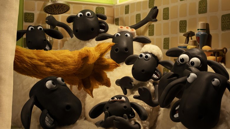 Suchen Schutz vor dem mysteriösen Monster: Shaun und seine Freunde.