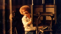 Der Afro-Look war ein Markenzeichen von Bob Ross, obwohl er ihn nie mochte.