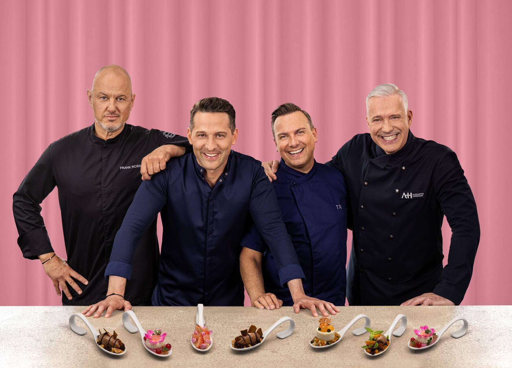 (v.l.n.r.) Frank Rosin; Alexander Kumptner; Tim Raue; Alexander Herrmann