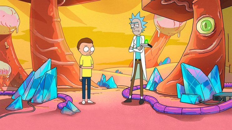 Durchgeknallt: Mit ihrer Portal Gun können Rick und Morty im Nu ganze Galaxien überwinden.
