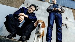 Diese Bullen sind harte Hunde: Fahri Yardim (l.) und Felix Kramer.