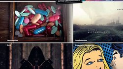 Von links nach rechts und oben nach unten: Orange Is the New Black | Game of Thrones | Die Simpsons | The Politician | True Detective | Dark | Desperate Housewives.