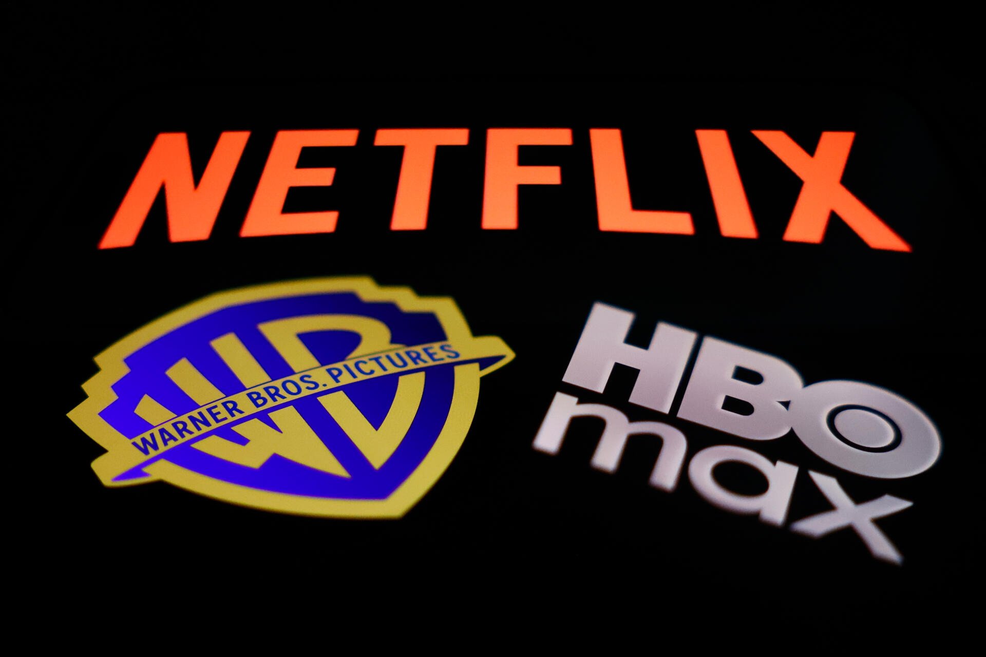 Netflix, HBO Max And Warner Bros Photo Illustrations