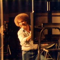 Der Afro-Look war ein Markenzeichen von Bob Ross, obwohl er ihn nie mochte.