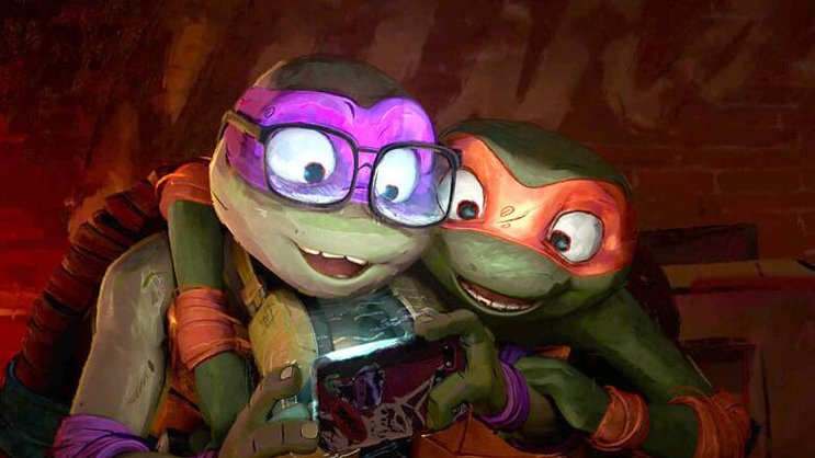 Auch wenn sie mutierte Schildkröten sind: Donatello und Michelangelo haben dieselben Hobbys wie andere Teenager.