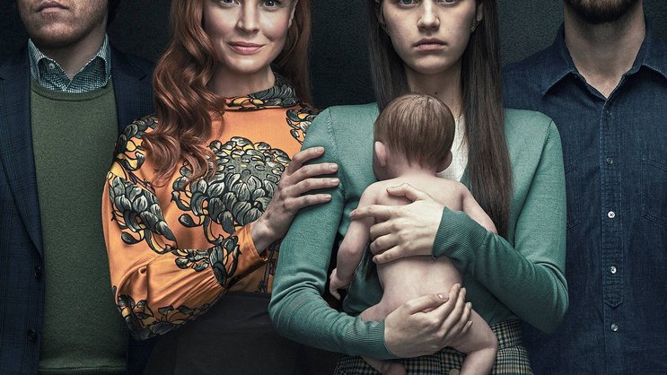 Fast der gesamte Cast: Rupert Grint, Lauren Ambrose, Nell Tiger Free, Toby Kebbell (v. l.). Und das Baby: Mason oder Julius Belford.