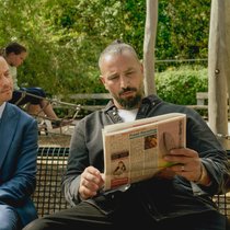 Spielt wieder mal einen sanftmütigen Hünen: Murathan Muslu (r., mit Tom Schilling).