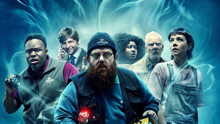 Entschlossen: Gus Roberts (Nick Frost, M.) und seine Crew aus Amateur-Ghostbustern.