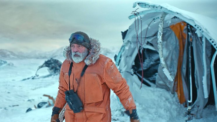 One-Man-Show: Astronom Lofthouse (George Clooney) ist in der Arktis auf sich allein gestellt.