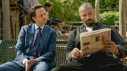 Spielt wieder mal einen sanftmütigen Hünen: Murathan Muslu (r., mit Tom Schilling).