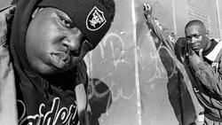 Schneller Ruhm, kurzes Leben: The Notorious B.I.G. (l., mit DJ 50 Grand).
